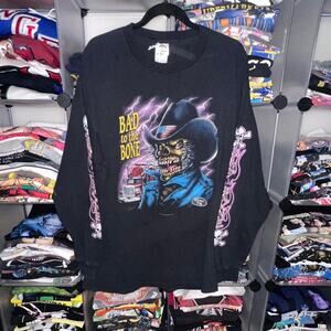 1990’s Truckers Only “Bad to the Bone” Long Sleeve - XL 27x30.5